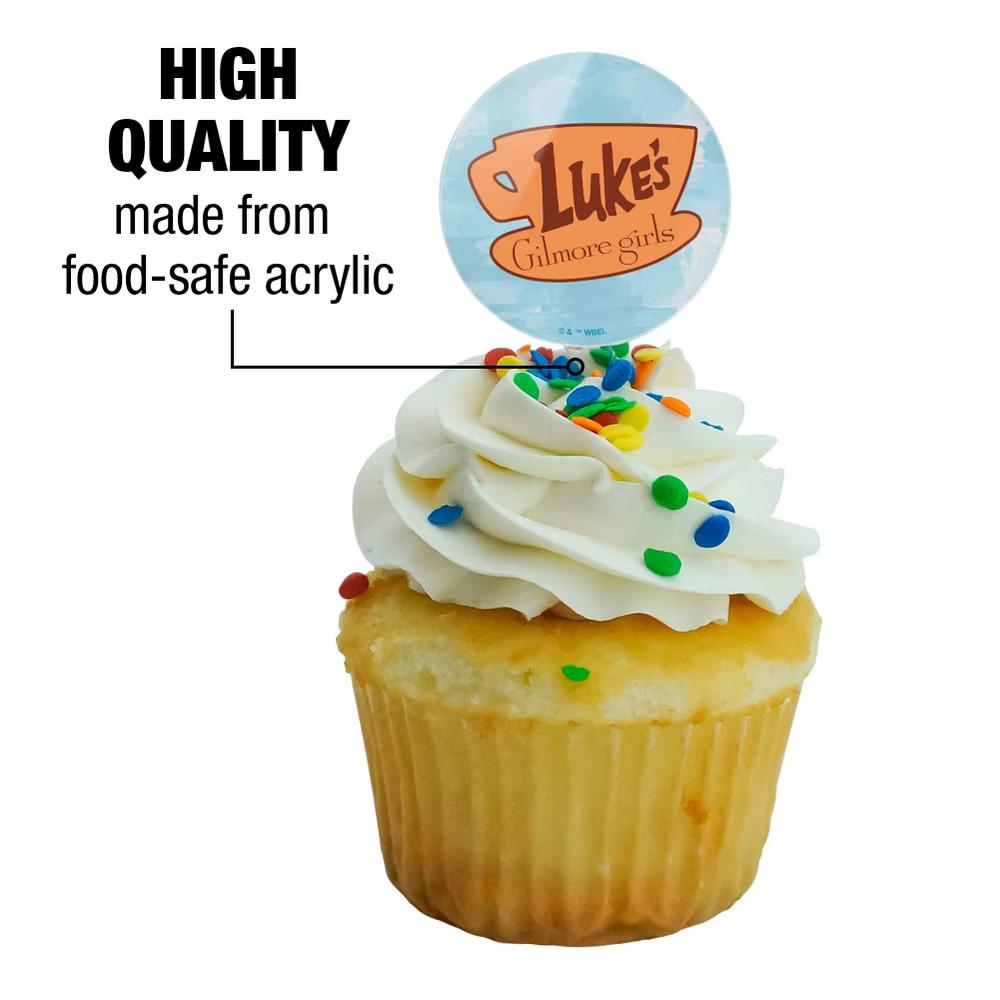 Luke's Diner Cupcake Picks Toppers Decoration Set of 6 - Image 5