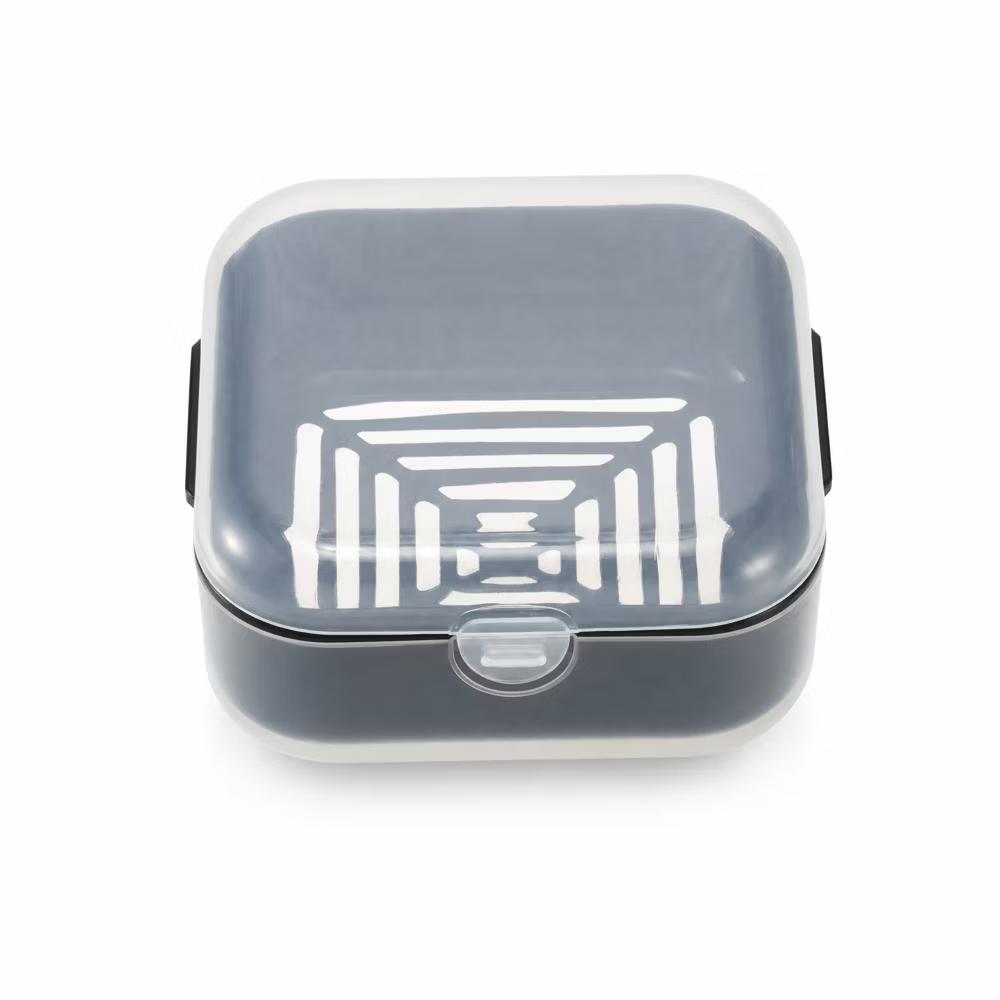 Square Double-layer Drain Soap Dish 1 Pc - Image 8