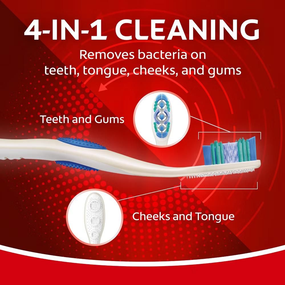 360 Optic White Whitening Manual Toothbrush - Soft - Image 7
