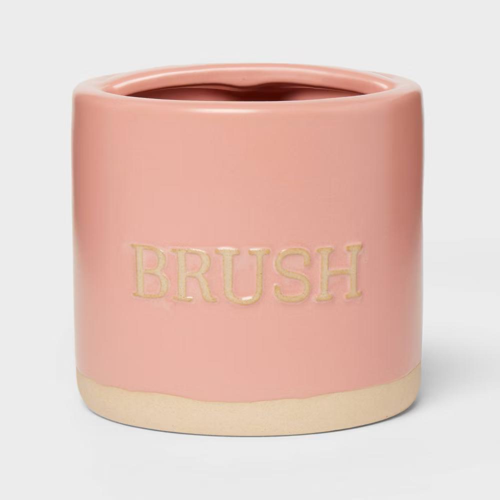 Pink Kids' Tooth Brush Holder
