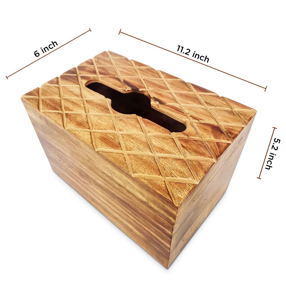 Modern Decorative Paper Facial Tissue Box Holder for Kitchen, Dining Room, and Office - Image 10