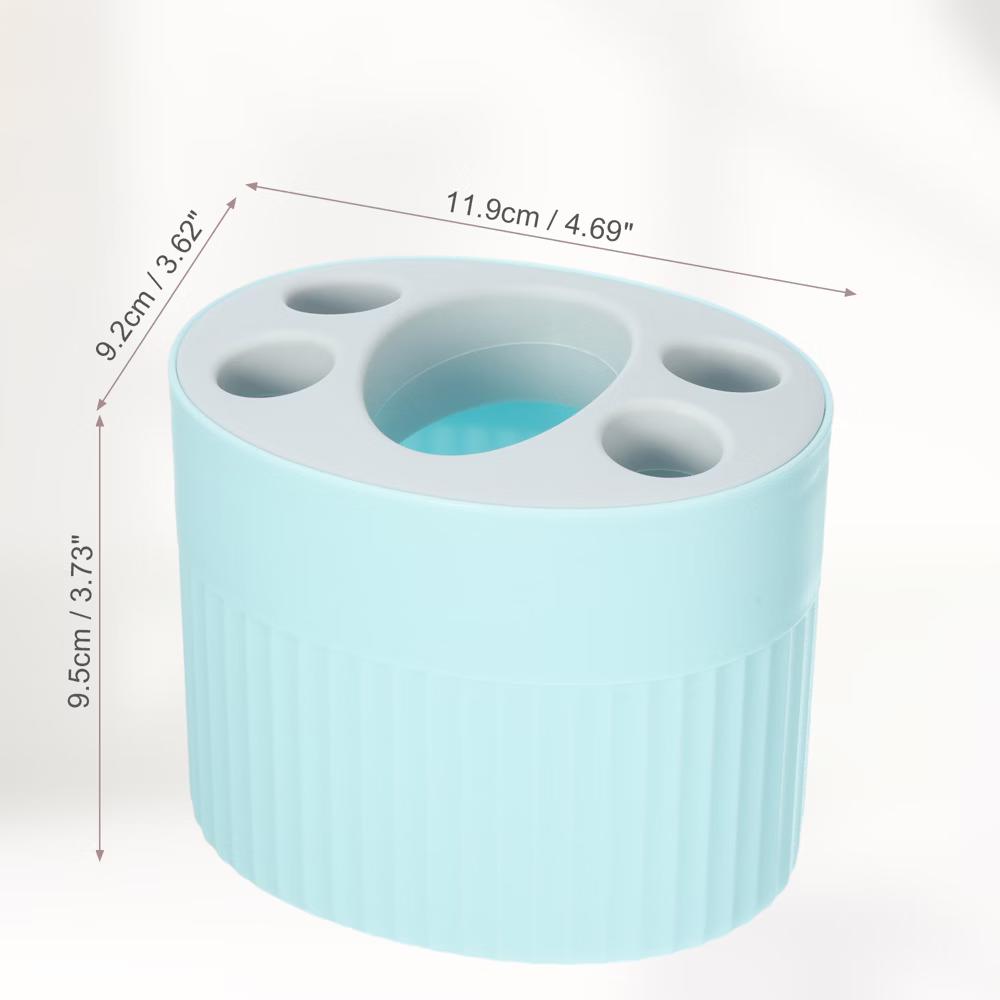 Bathroom 5-Slot Toothbrush Holders 4.69"x3.62"x3.73" 1 Pc - Image 5