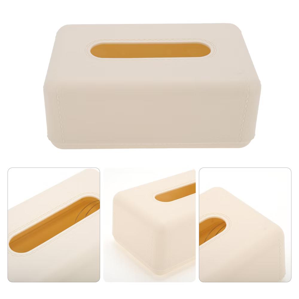 Solid Color Tissue Box Cover 1 Pc - Image 4