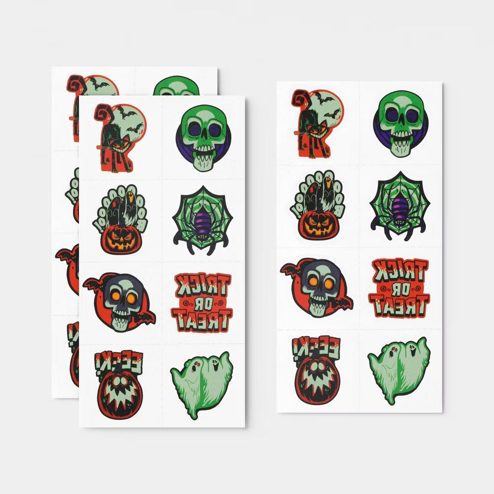 24ct Glow in the Dark Tattoos Party Favor - Image 2