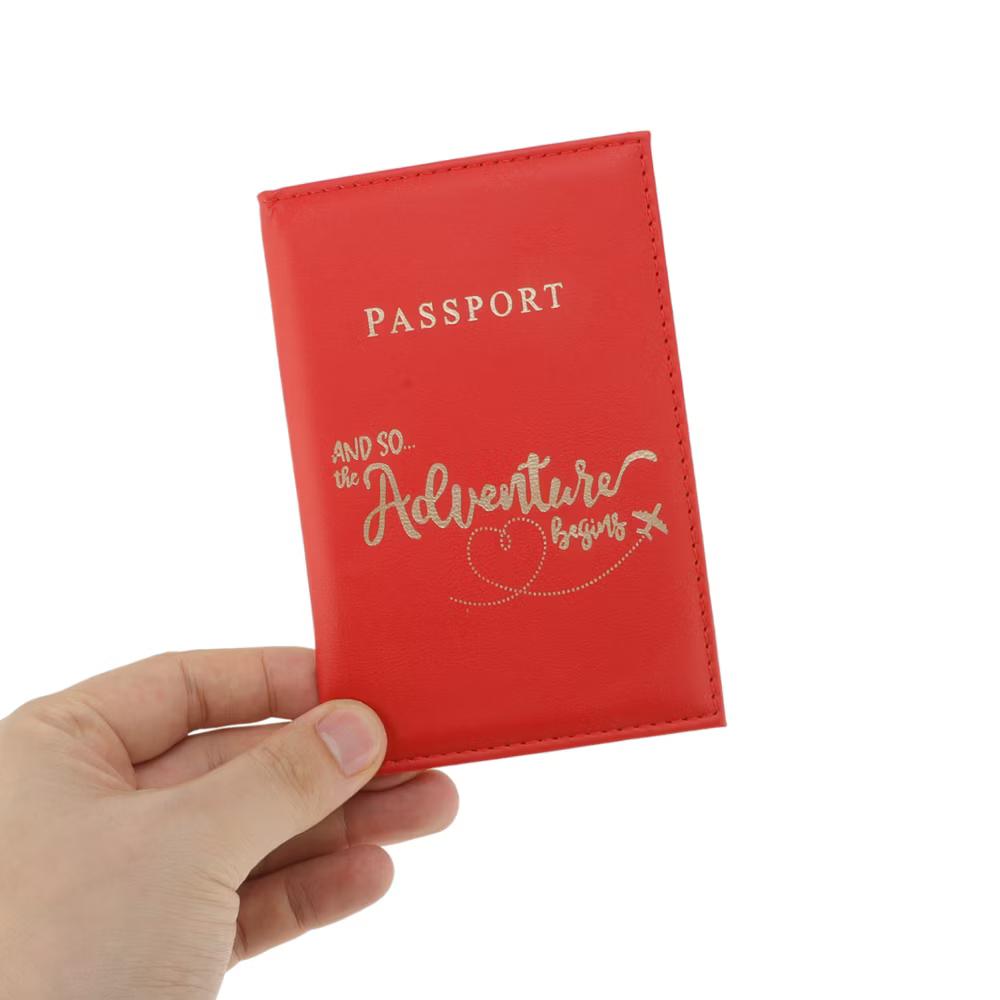 Letters Design Passport Holder 1 Pc - Image 43