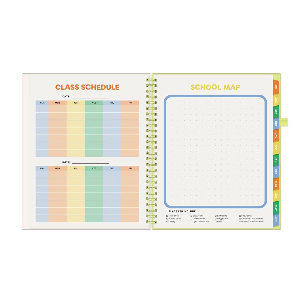 Blue Sky Your Year Elementary Weekly/Monthly Planner Wirebound 7"x9" Huxley Flowers - Image 7