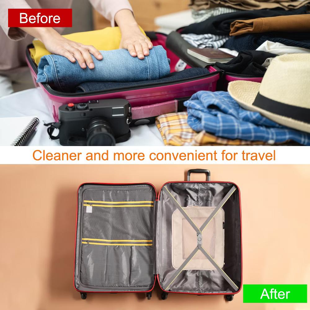 Compression Packing Cube Travel Luggage Organizers Bag 1 Pc - Image 27