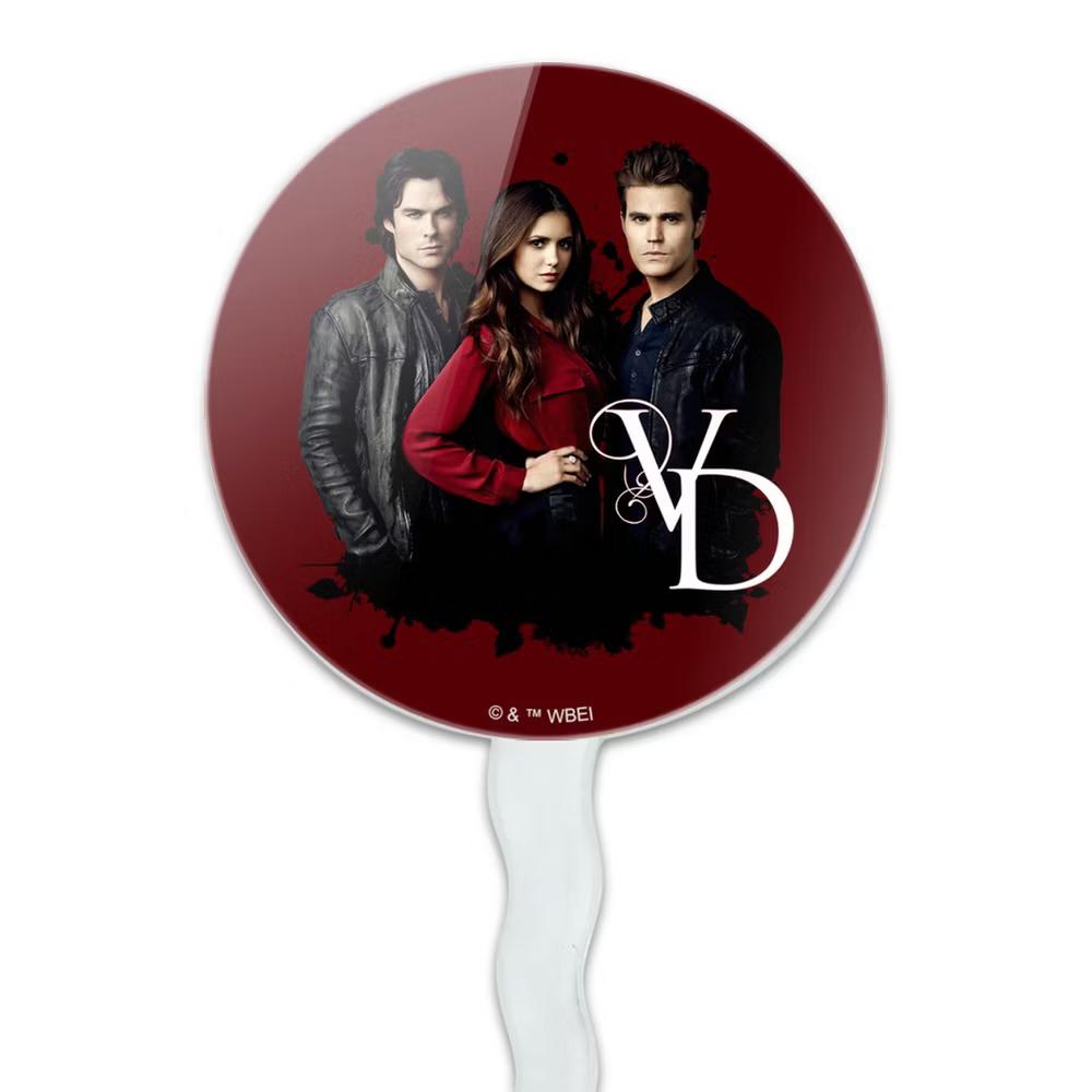 The Vampire Diaries Group Cupcake Picks Toppers Decoration Set of 6 - Image 2
