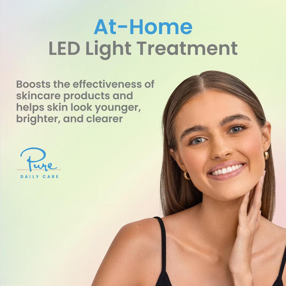Pure Daily Care Luma LED Mask, 7-Colors Light Therapy - Image 4