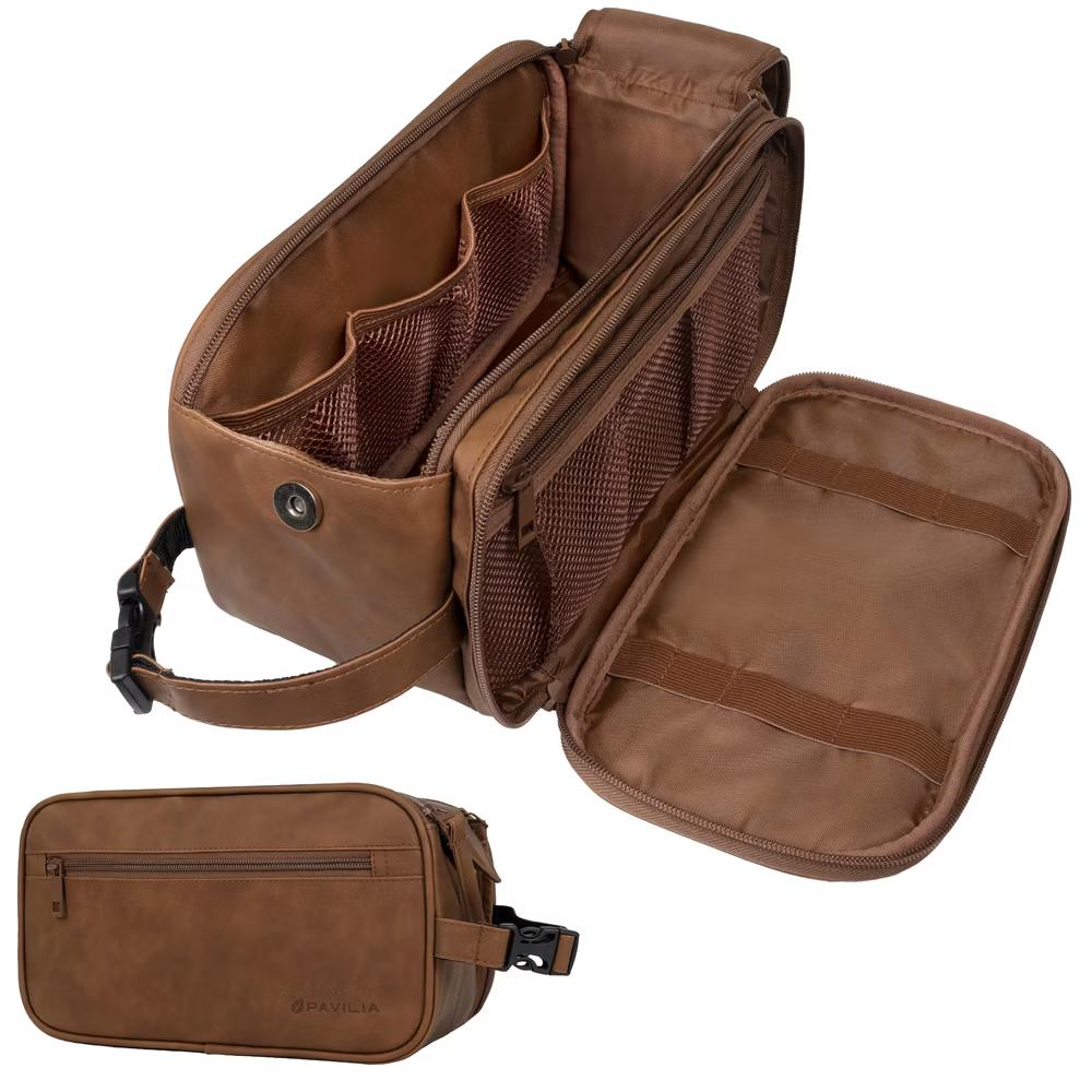 Toiletry Bag for Men, Travel Essentials Shaving Dopp Kit, Water Resistant Cosmetic Makeup Organizer Case - Image 44