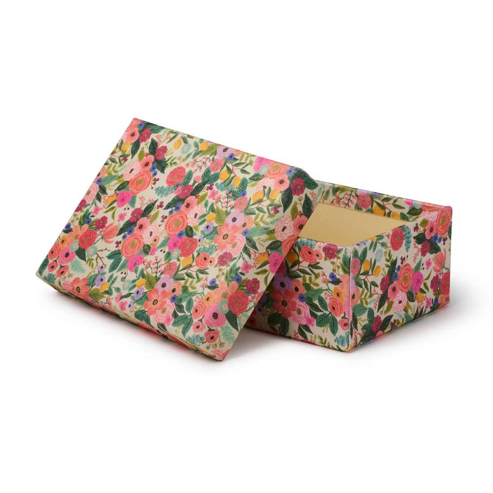 . Garden Party Fabric Storage Box