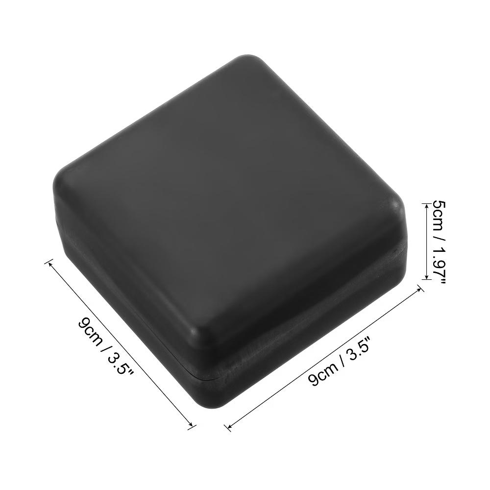 Wooden Detachable Self Draining Square Soap Dishes with Lid - Image 6