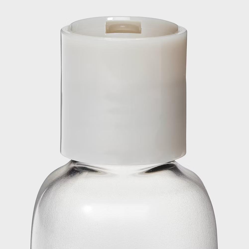 Disc Top Bottle - 3oz - Clear - Travel Toiletry Container, Solid Pattern, TSA Compliant - Image 3