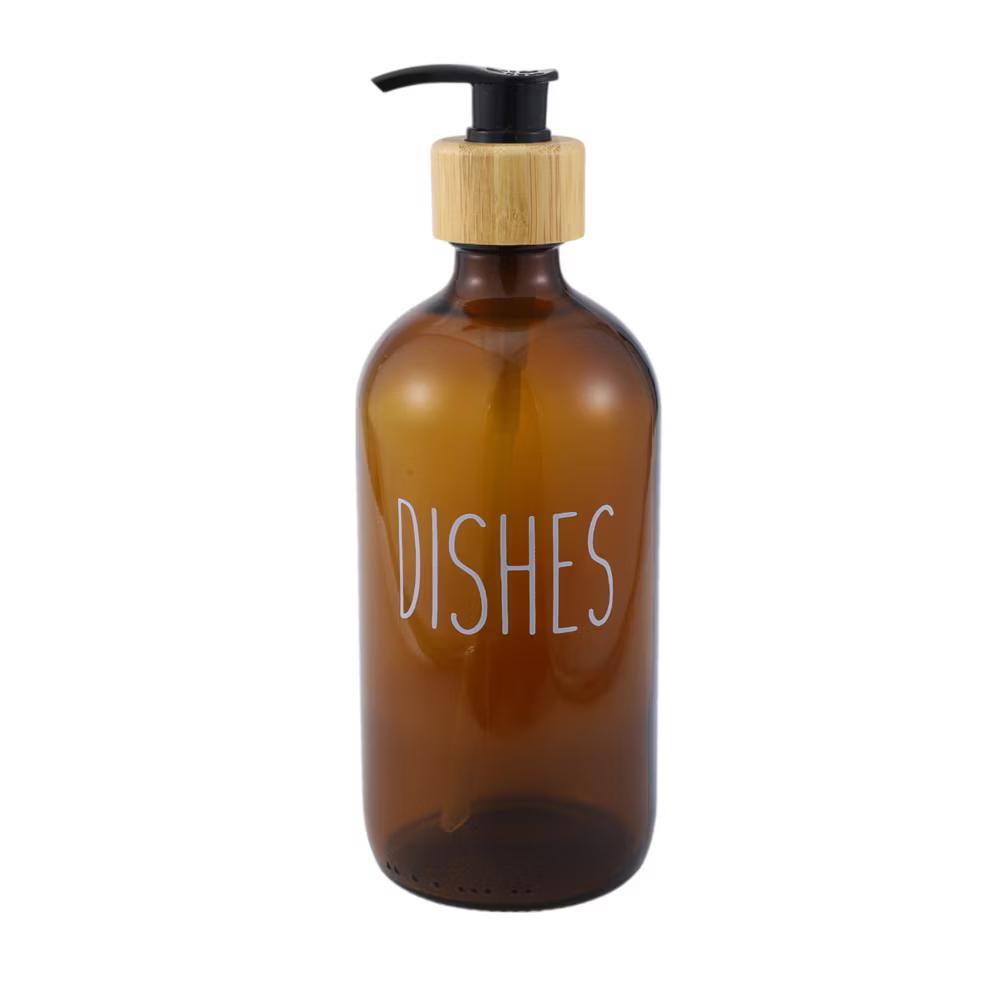 Elegant Contains the Letters DISHES Soap Pump Dispenser for Bathroom 16.9oz 1 Pc - Image 9
