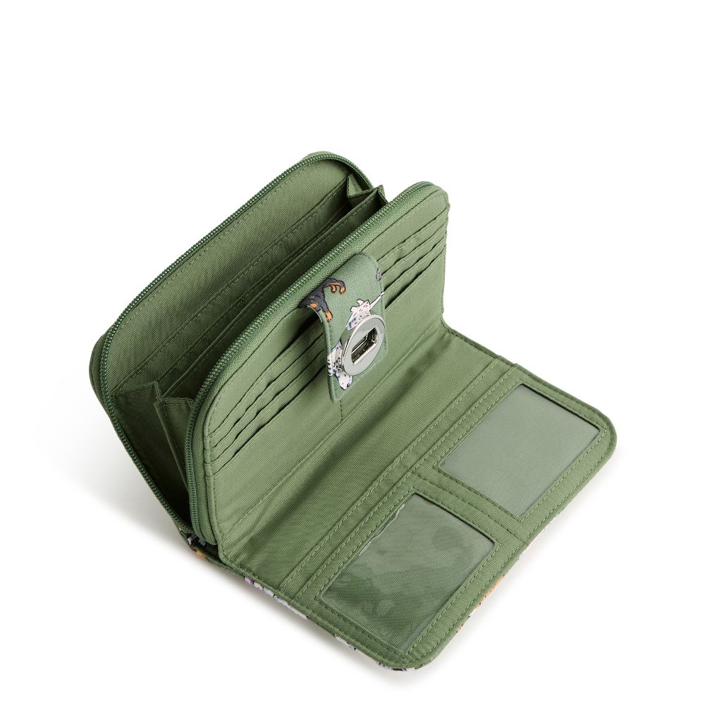 Women's Outlet Cotton Essential Turnlock Wallet - Image 4