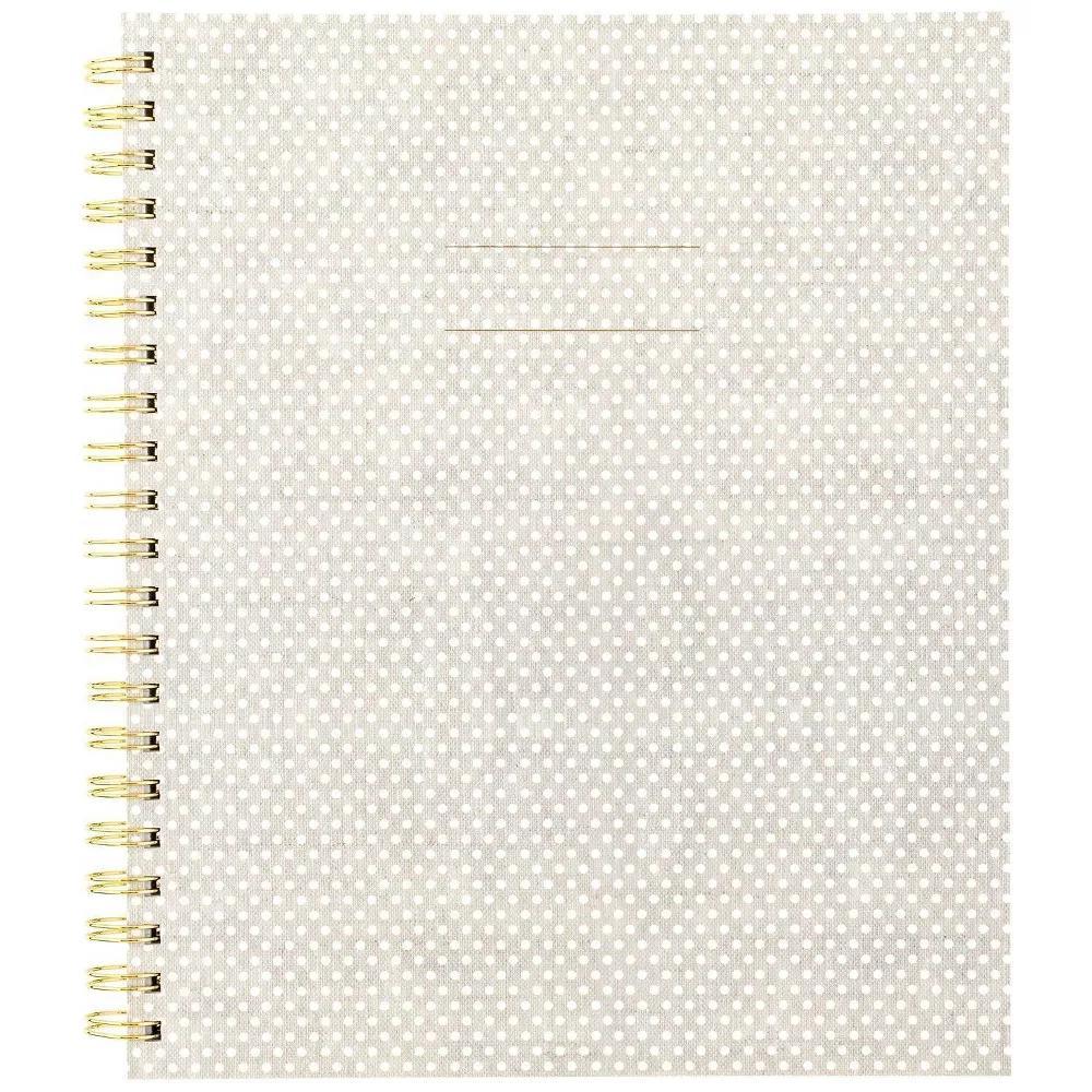 Essentials 100pg Ruled Notebook 11"x9.625" Spiral White Dot: College Ruled, Soft Cover, Acid-Free, Perforated Pages - Image 8