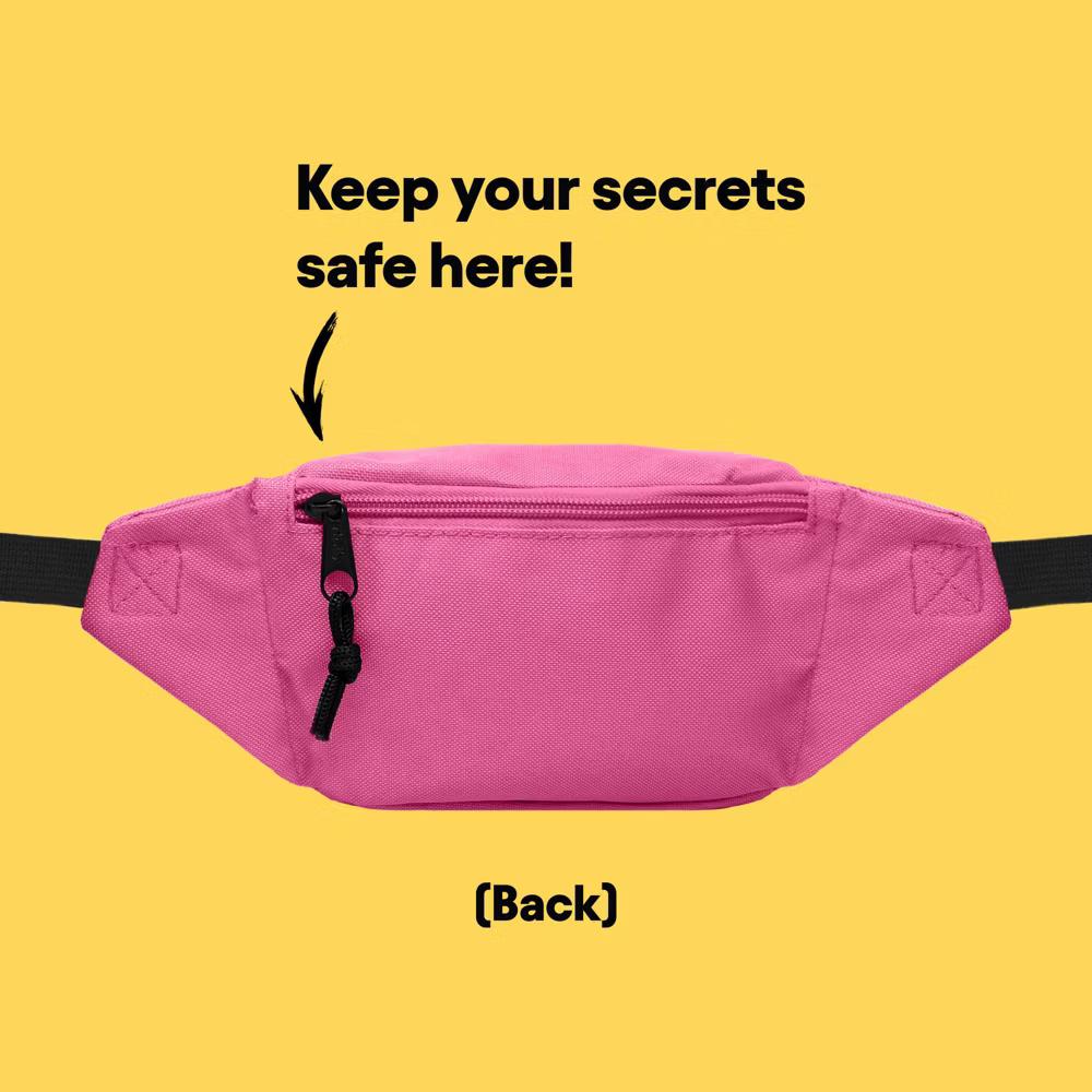 Dalix Fanny Pack w/ 3 Pockets Traveling Concealment Pouch Airport Money Bag - Image 20