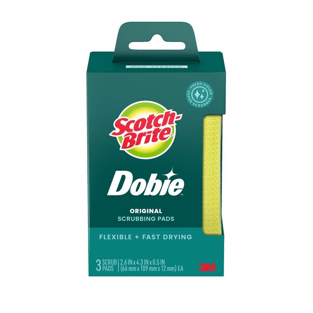 Dobie Non-Scratch and Fast-Drying Scrubbing Pads - 3ct - Image 7