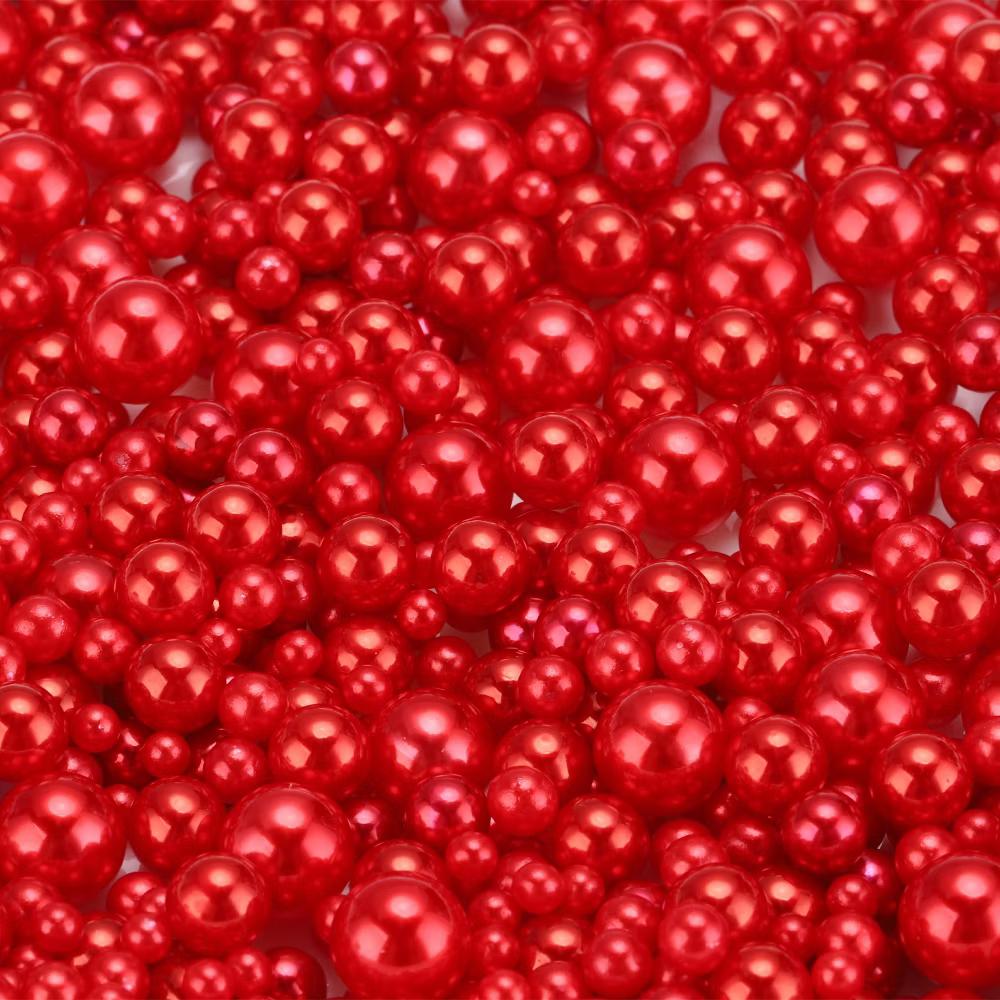No Hole ABS Round Faux Pearl for Vase Fillers DIY Home Decoration 800 Pcs - Image 3