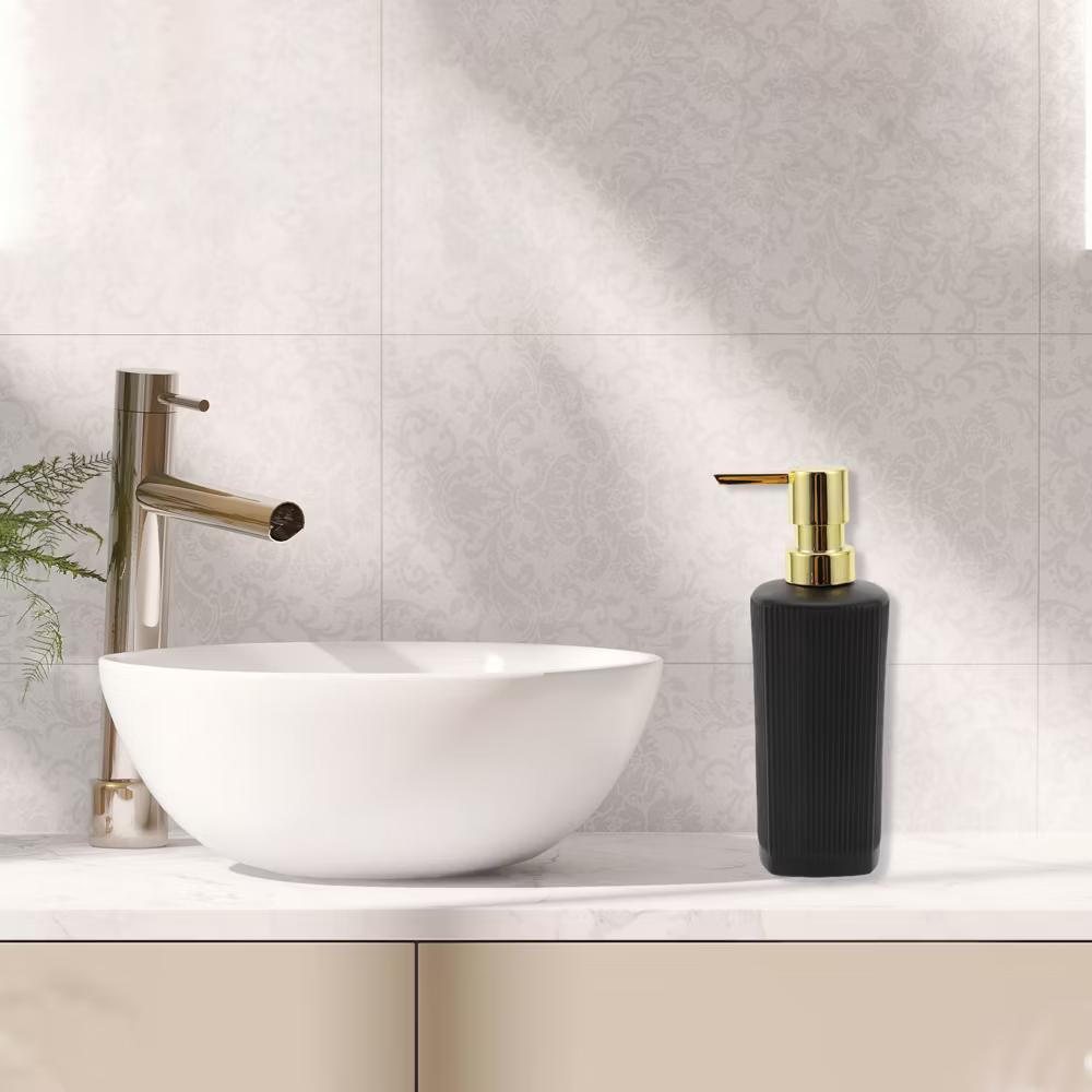 Classic Vertical Lines Soap Pump Dispenser for Bathroom 350ml 1 Pc - Image 50