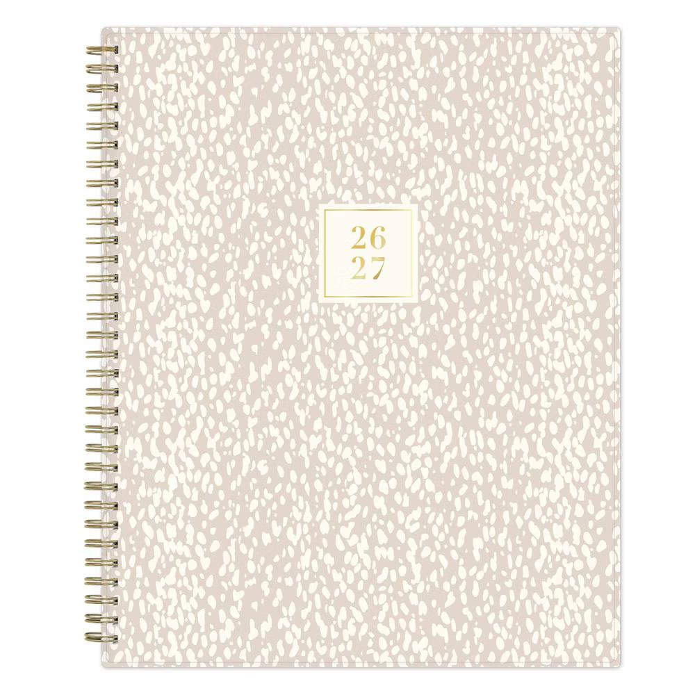 Rachel Parcell 8.5"x11" 2026-2027 Planner RP Dalmatia Tan Weekly/Monthly Safety Wirebound - Image 3
