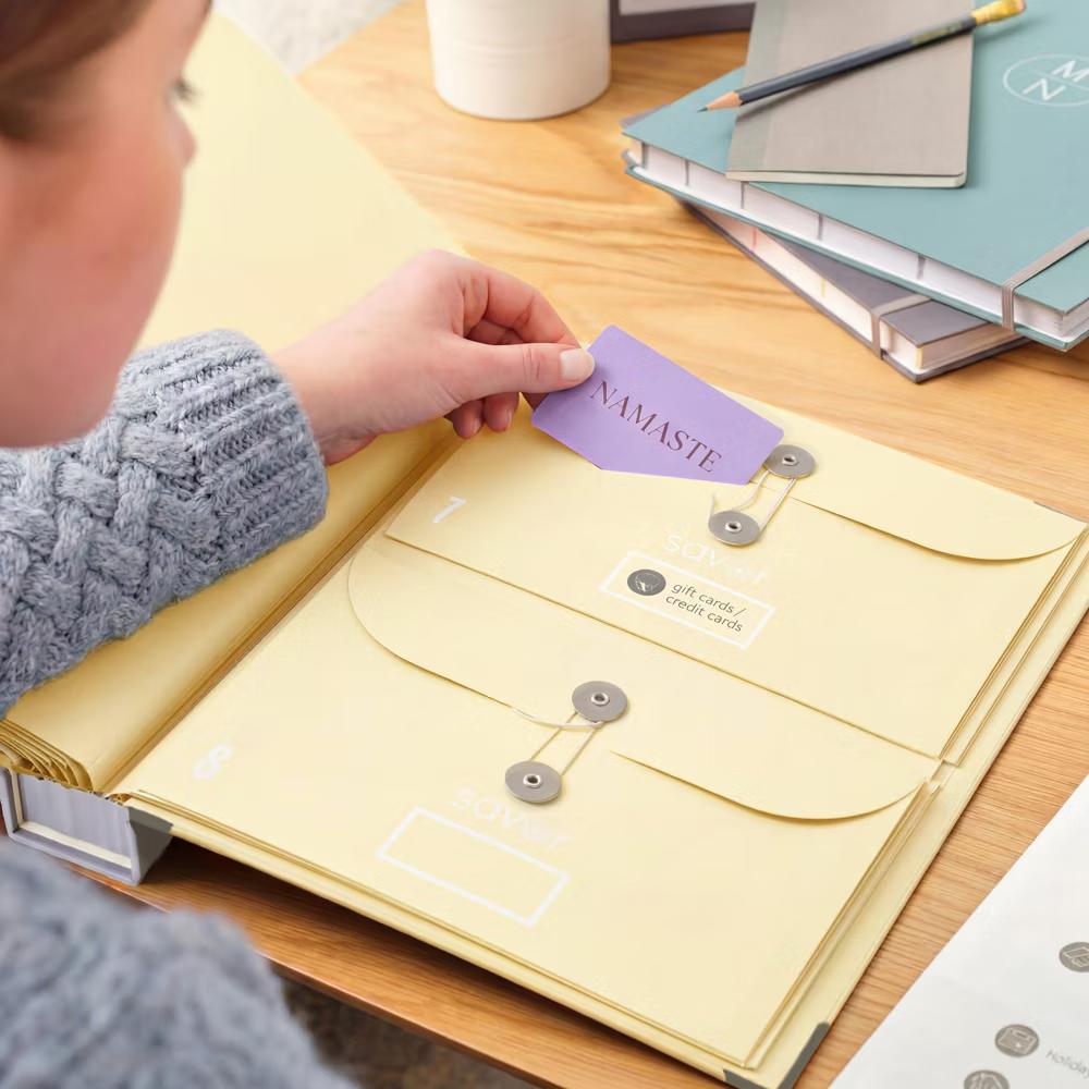 10-Pocket Expanding File Folder Organizer – A4/Letter Size Accordion Document Holder with Elastic Closure & Labels – Durable Acid-Free Paper - Image 17