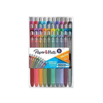 Paper Mate InkJoy Gel 30pk Gel Pens 0.7mm Medium Tip Multicolored: Retractable Stationery & Office Supplies - Image 8