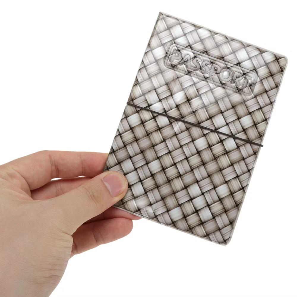 Woven Plaid Passport Holder 1 Pc - Image 8