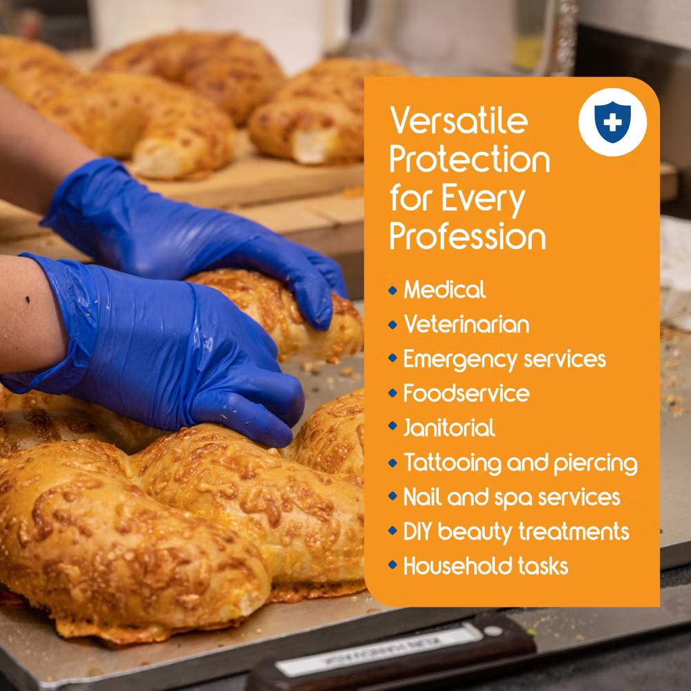 Inspire Nitrile Gloves | THE ORIGINAL Quality Stretch Nitrile Exam Cobalt Blue | Disposable Safety Gloves | 4.5 Gloves - Image 6