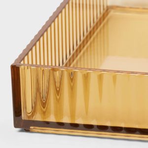 Ribbed Tray Tan