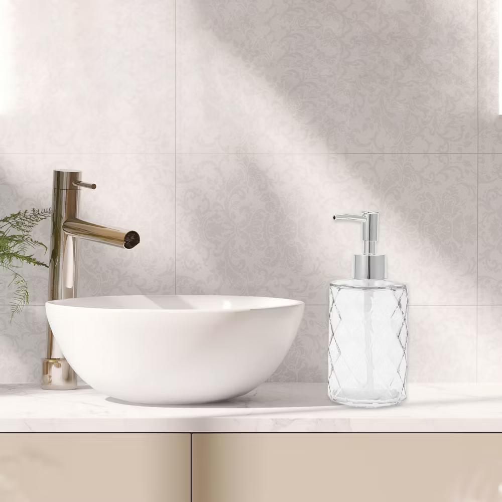 Durable Diamond-shaped Soap Dispenser 11.16oz 1 Pc - Image 11