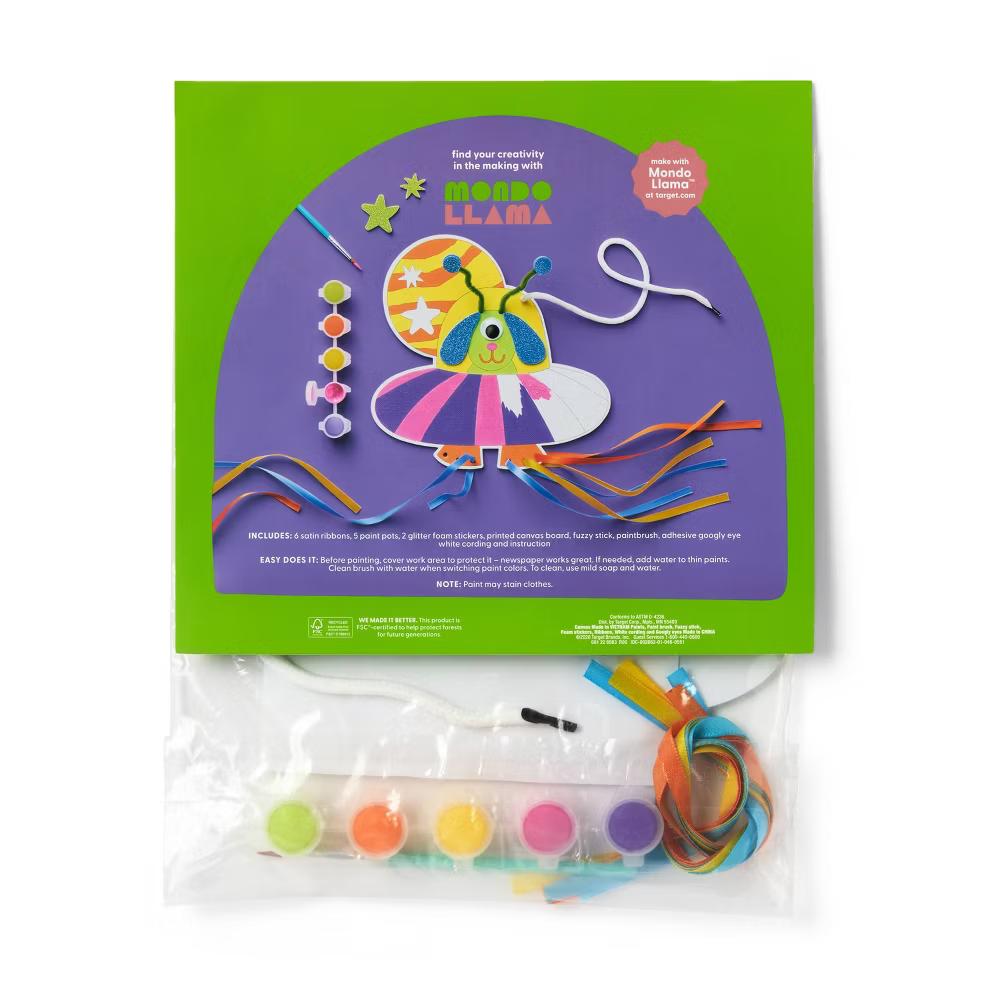 Space Dog Canvas Painting Craft Activity Kit - Image 4