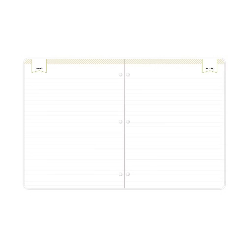 Day Designer 8.5"x11" 2026-2027 Planner Capri Clear Monthly Stapled - Image 7