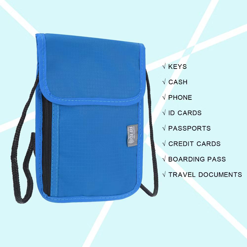 Waterproof Passport Holder Neck Wallet for Women Men - Image 20