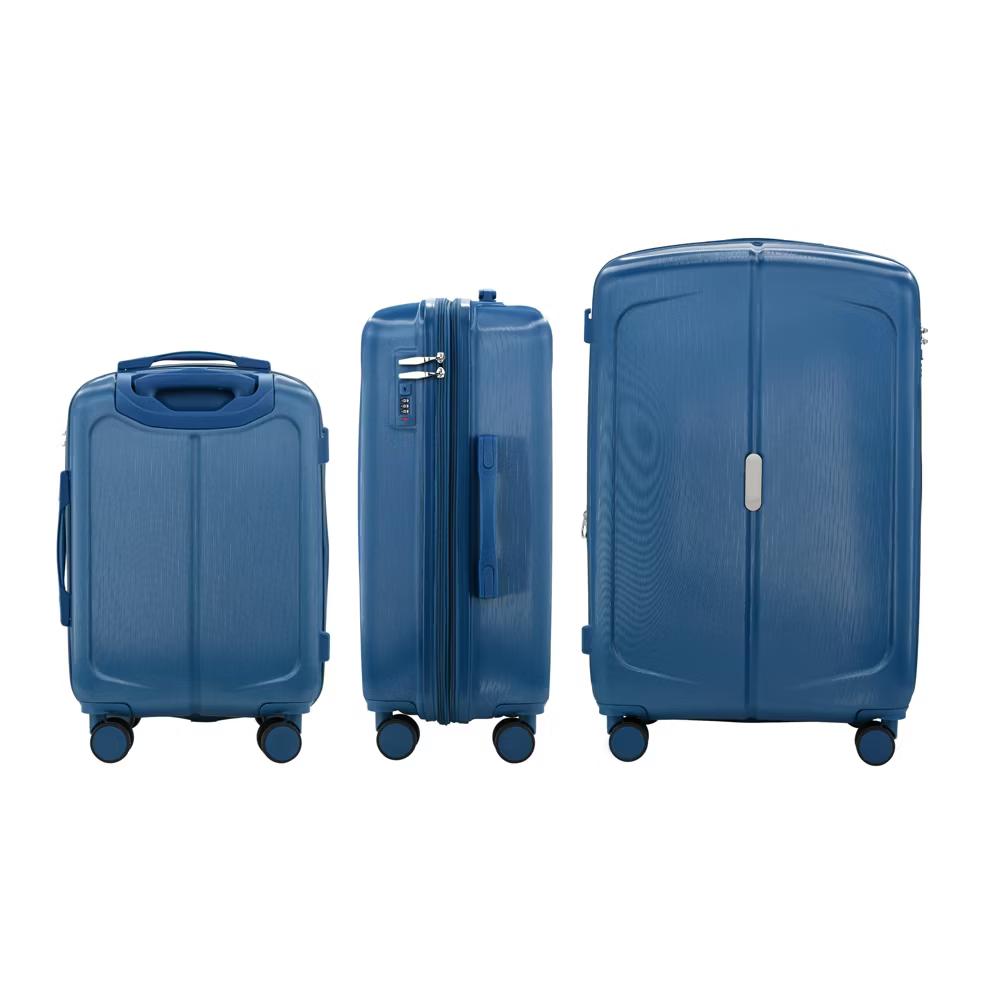 3 Piece Hardshell Luggage Set with Built-in Lock, Expandable Lightweight ABS Suitcases with Spinner Wheels (20/24/28 Inch) - Image 5