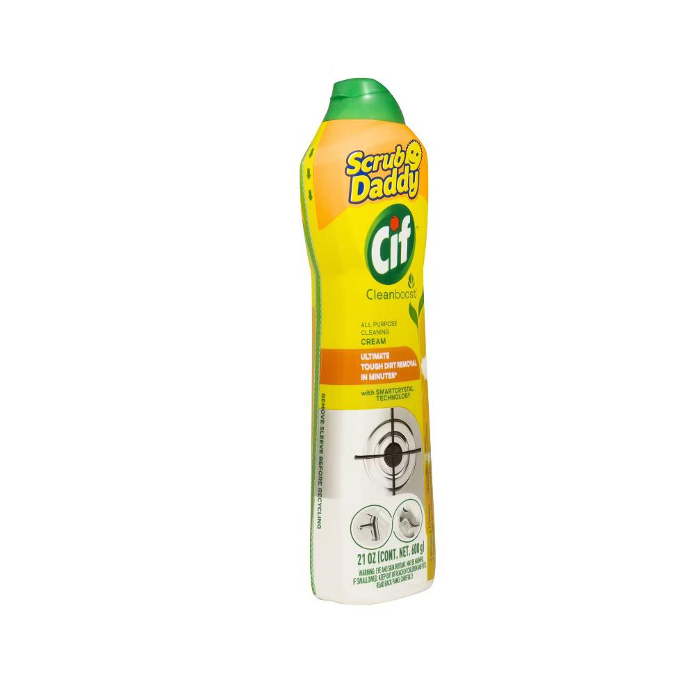 Cif All-Purpose Cleaners - Lemon - 21oz: Cleaners and Disinfectants, 21oz, Cream Form, For Ovens and Stoves - Image 3