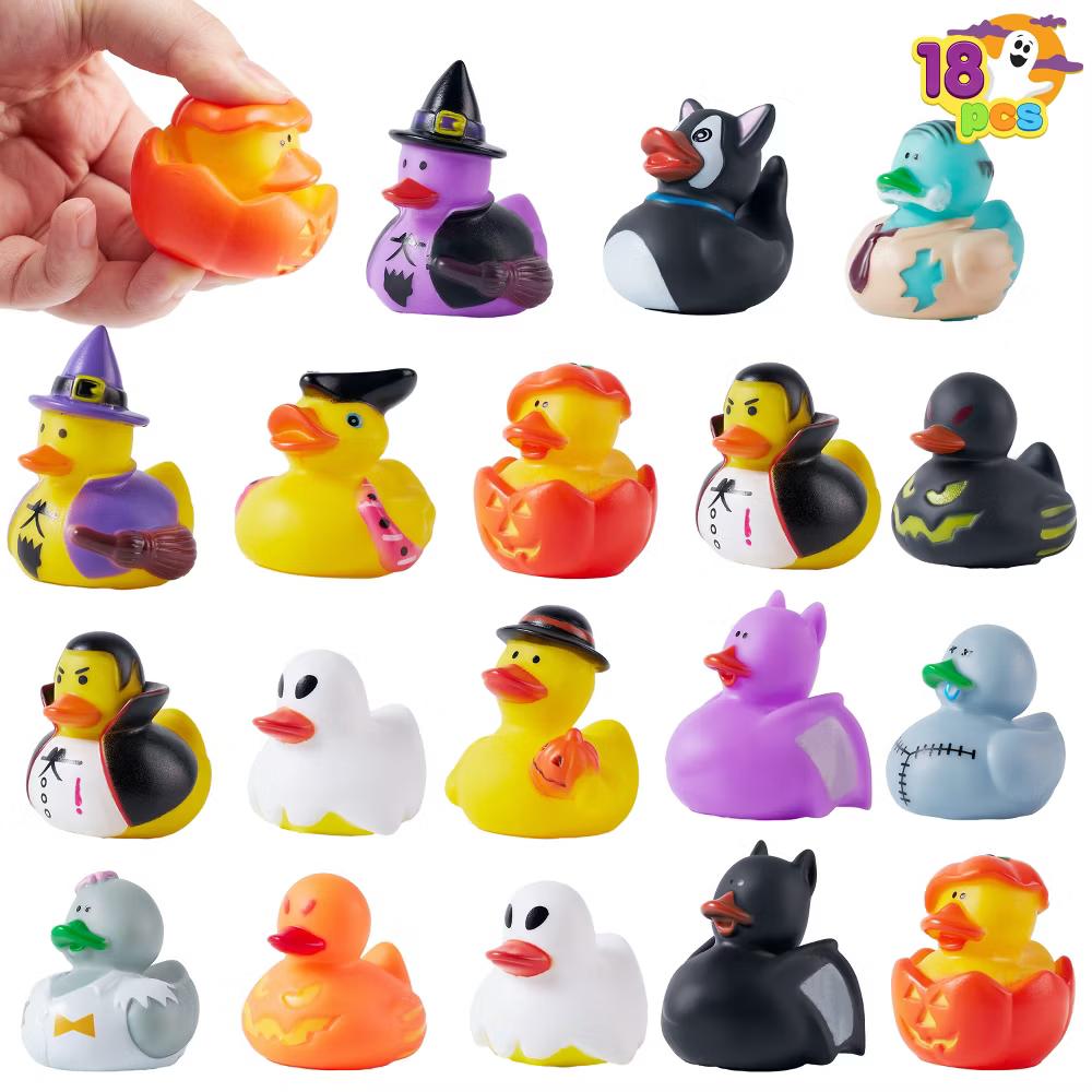 Halloween Party Supplies, Rubber Ducks Party Toys for Halloween Goodie Bag Fillers Decorations School Classroom Game Prizes Baby Bath Toy - Image 15