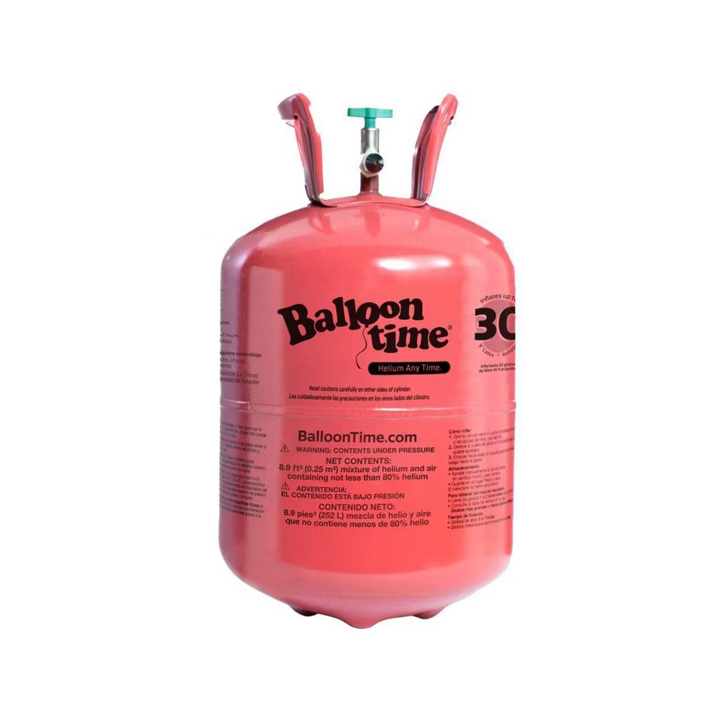 9.5" Medium Helium Balloon Kit: Balloon Time Multicolor Steel Tank for All Occasions - Image 11