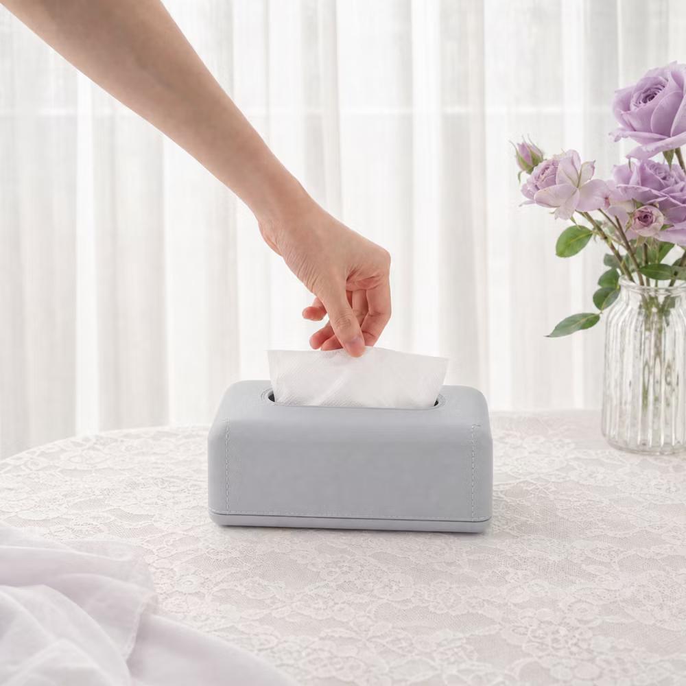 Solid Color Tissue Box Cover 1 Pc - Image 18