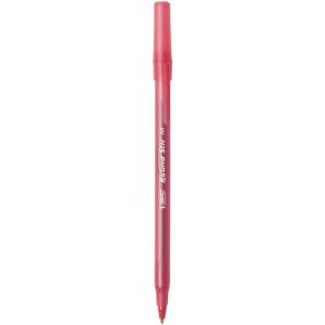 Xtra Life Ballpoint Pens, 1.0mm, 10ct - Red: School Supplies, Stationery, Visible Ink, Round Stic