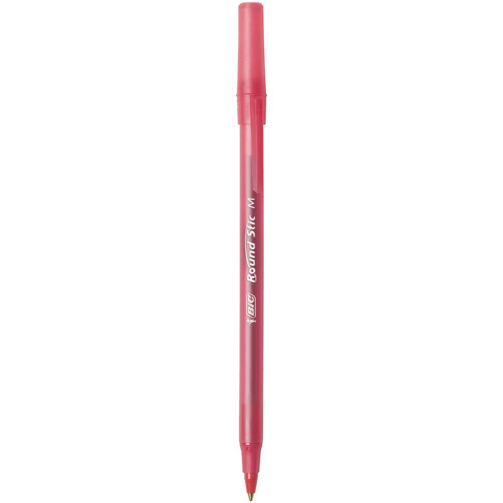 Xtra Life Ballpoint Pens, 1.0mm, 10ct - Red: School Supplies, Stationery, Visible Ink, Round Stic