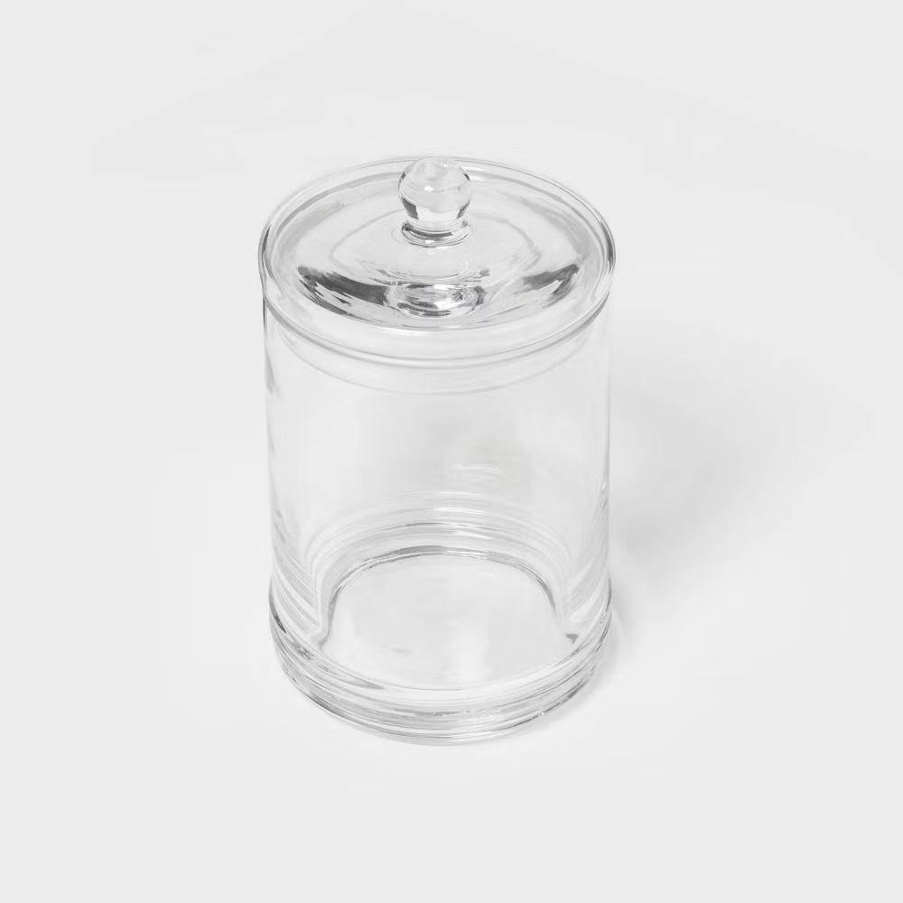 Medium Canister Apothecary Glass Clear - Image 2