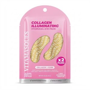 Vitamasques 2 pair Collagen Illuminating Hydrogel Pads Eye Mask - 0.1oz