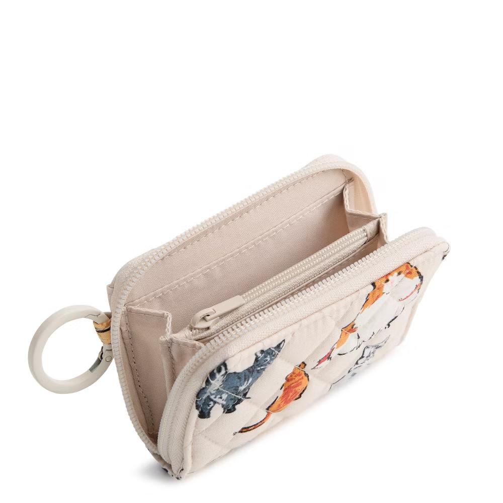 Women's Outlet Cotton Small Zip-Around Wallet - Image 3