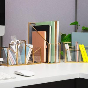 Gold Over Brass File Organizers Gold