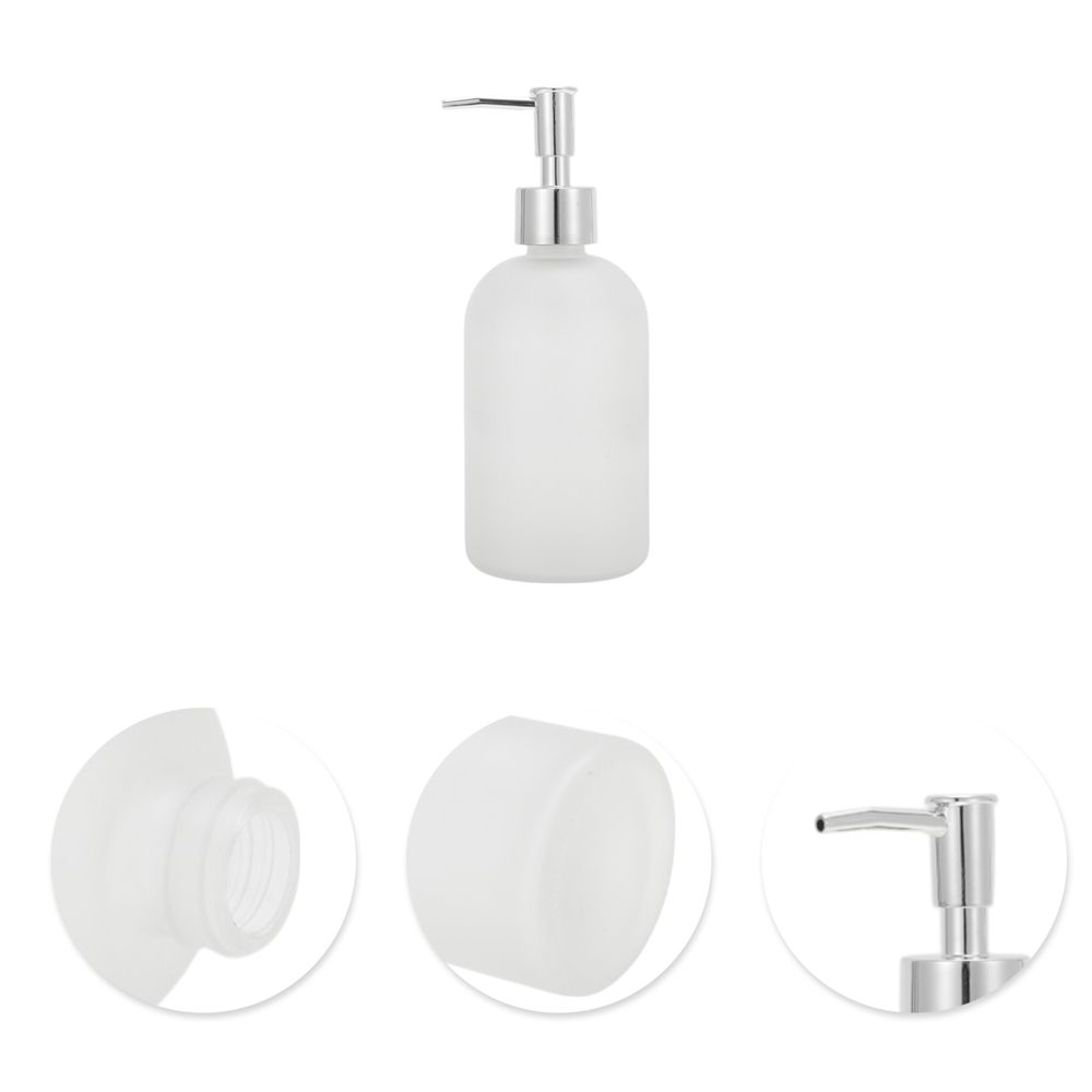 Reusable Cylinder Frosted Soap Dispenser 1 Pc - Image 39