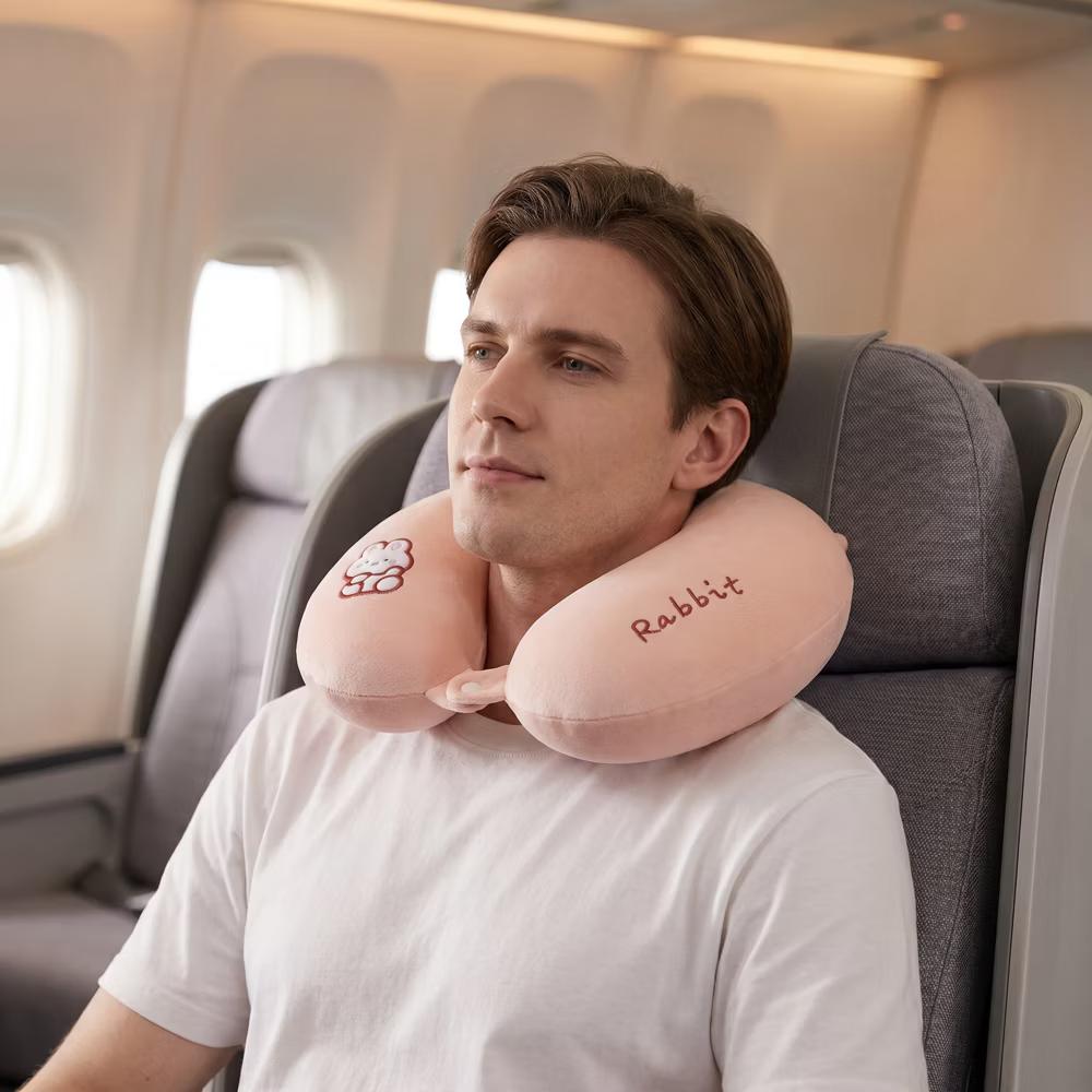 Cut Animal Pattern Memory Foam U-Shape Travel Lightweight Travel Neck Pillows 13x11in 1 Pc - Image 18