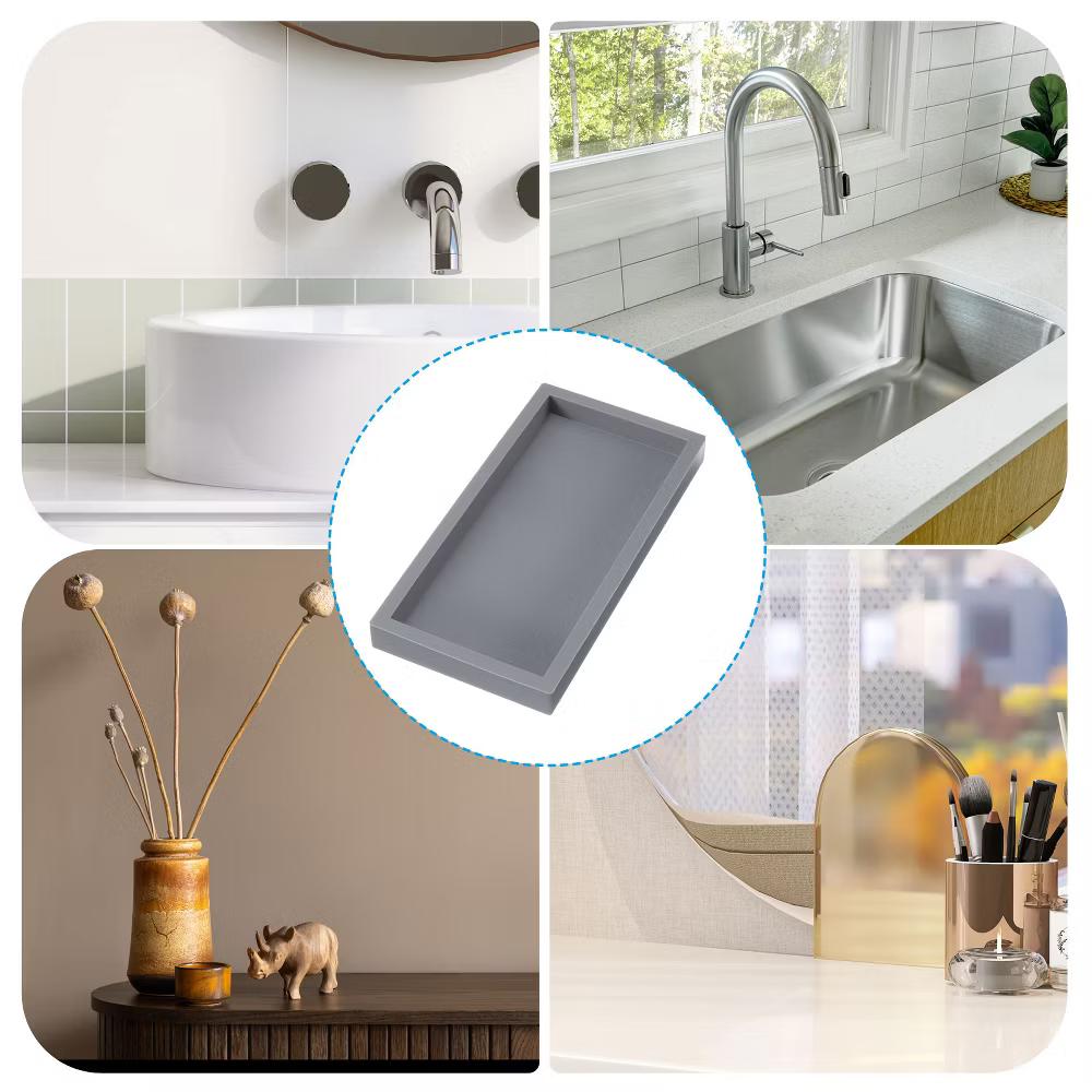 Silicone Waterproof Anti-slip Bathroom Soap Dispenser Tray - Image 26