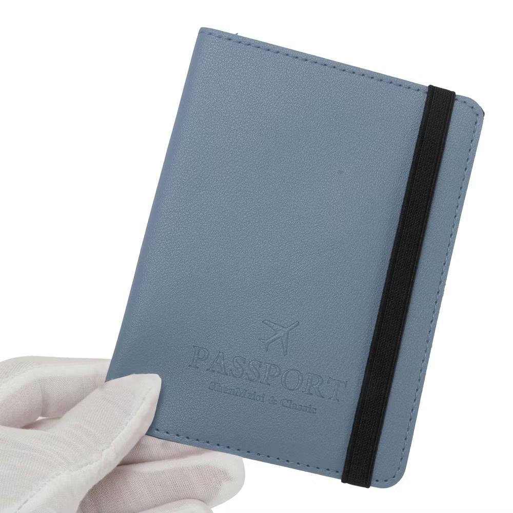 Simple Elastic Strap Passport Holder 1 Pc - Image 21