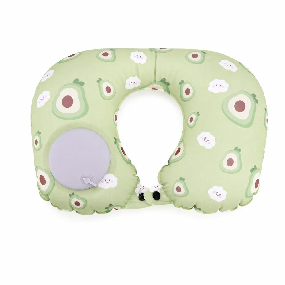 Ice Silk Inflatable Travel Pillow 1 Pc - Image 6